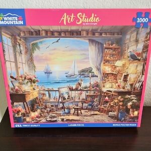 ART STUDIO 1000 PIECE WHITE MOUNTAIN PUZZLE